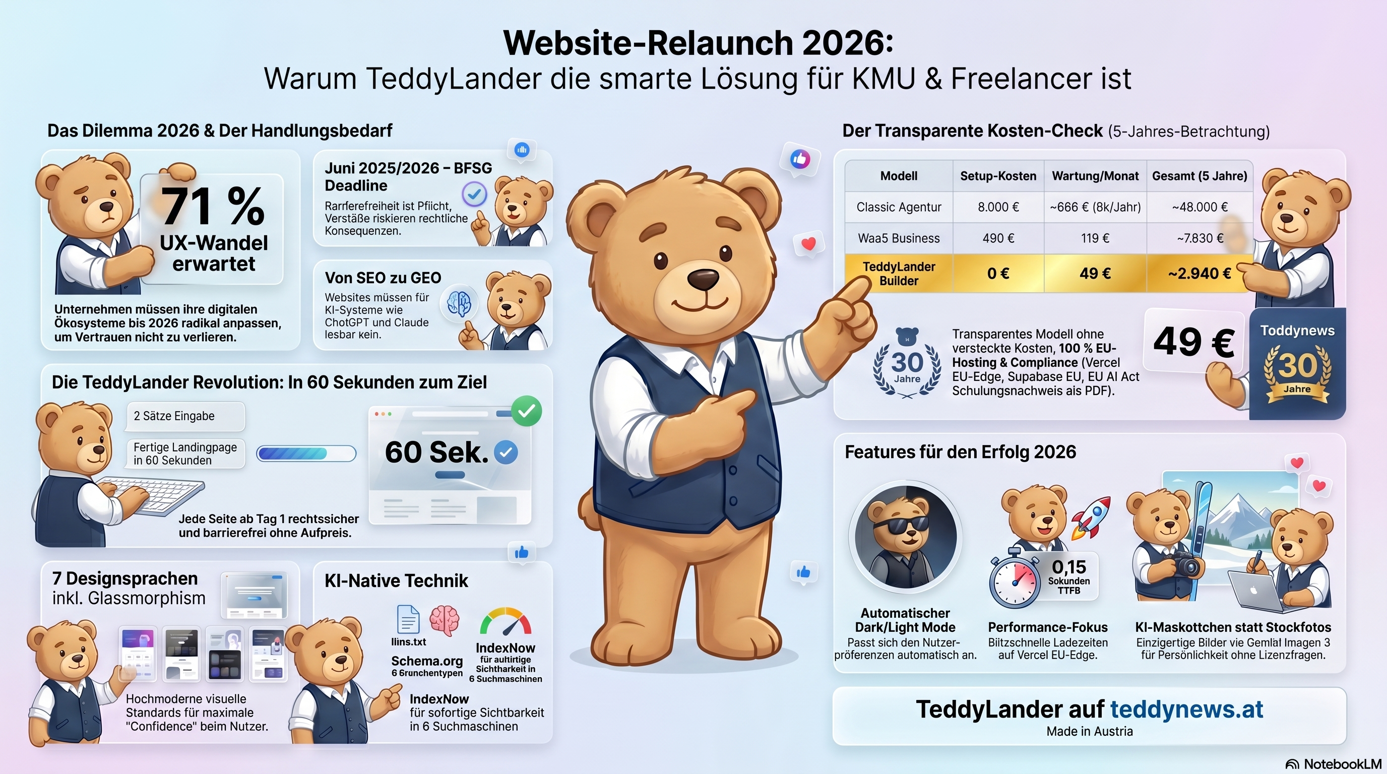 TeddyLander Digitale Realität 2026 — Übersicht